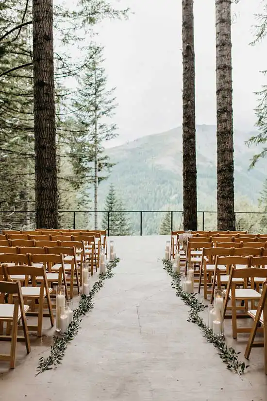 dream wedding, noble ridge tree deck