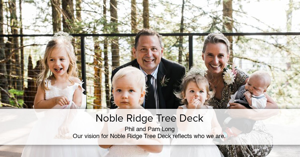 Mountain and Forest Wedding Venue Noble Ridge Tree Deck
